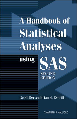 A Handbook Of Statistical Analyses Using Sas 2nd Ed Geoff Der