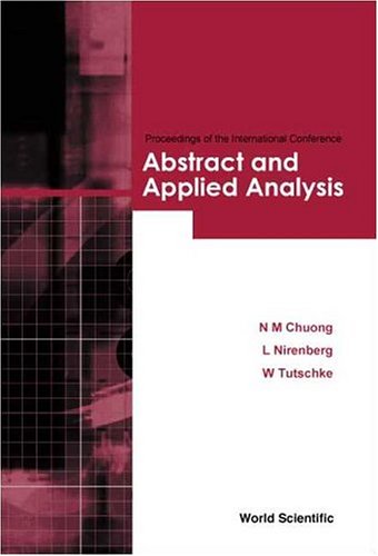 Abstract And Applied Analysis Proc Intern Conf Hanoi 2002 N M Chuong
