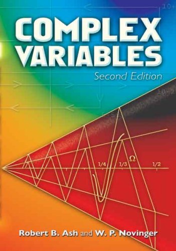 Complex Variables 2nd Ed Robert B Ash W P Novinger