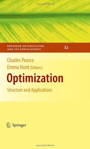 Optimization Structure And Applications 1st Edition Jonathan Borwein