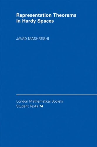 Representation Theorems In Hardy Spaces 1st Edition Javad Mashreghi