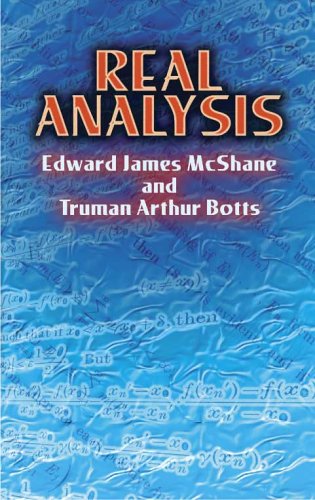 Real Analysis Dover Ed Edward James Mcshane Truman Arthur Botts