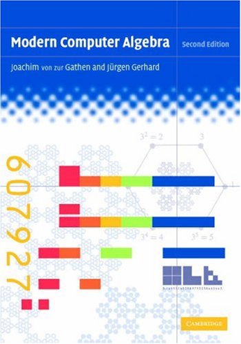 Modern Computer Algebra 2nd Ed Joachim Von Zur Gathen Jrgen Gerhard