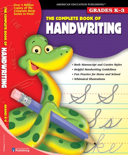 The Complete Book Of Handwriting Grades K3 Handwriting Mcgrawhill Childrens Publishing