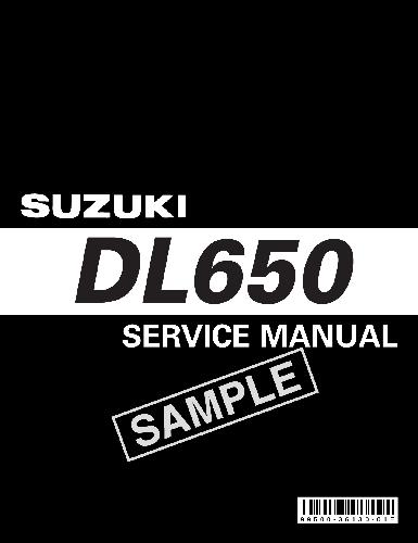 Service Manual Suzuki Dl 650 V Strom