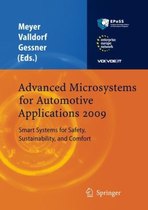 Advanced Microsystems For Automotive Applications 2009 Smart Systems For Safety Sustainability And Comfort 1st Edition David Ward