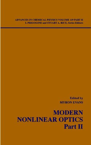 Modern Nonlinear Optics Part 2 2nd Edition Myron W Evans Editor