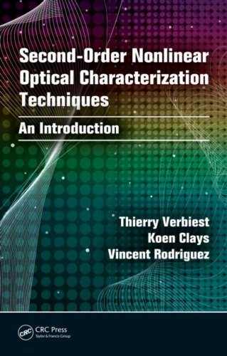 Secondorder Nonlinear Optical Characterization Techniques An Introduction Thierry Verbiest
