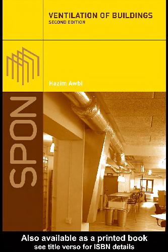 Ventilation Of Buildings Hazim Awbi Ebooks Corporation
