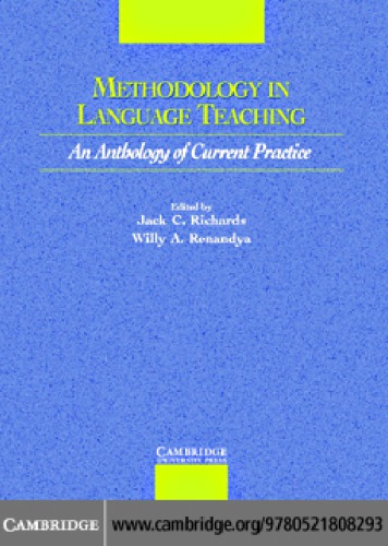 Methodology In Language Teaching An Anthology Of Current Practice Hardcover Jack C Richards