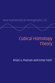 Cubical Homotopy Theory Brian A Munson Ismar Voli