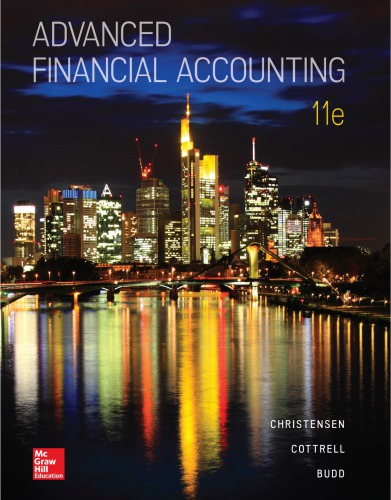Advanced Financial Accounting Eleventh Edition Budd Cassy Jh Christensen