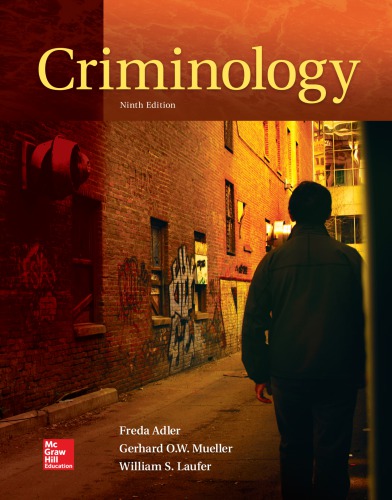 Criminology Ninth Edition 9th Edition Freda Adler Gerhard O Mueller