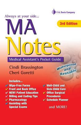Ma Notes Medical Assistants Pocket Guide Spiralbound Cindi Brassington Cheri Goretti