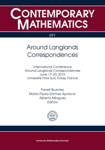 Around Langlands Correspondences Aparicio Maria Paula Gmez Brumley