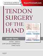 Tendon Surgery Of The Hand Tang Jin Bo