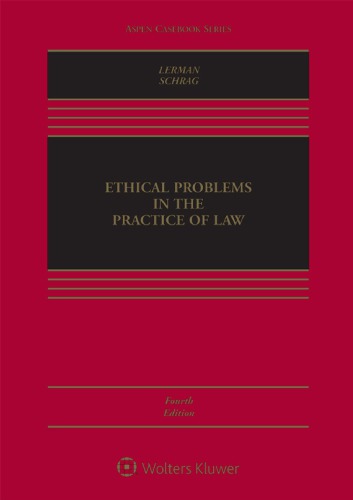 Ethical Problems In The Practice Of Law Hardcover Lisa G Lerman