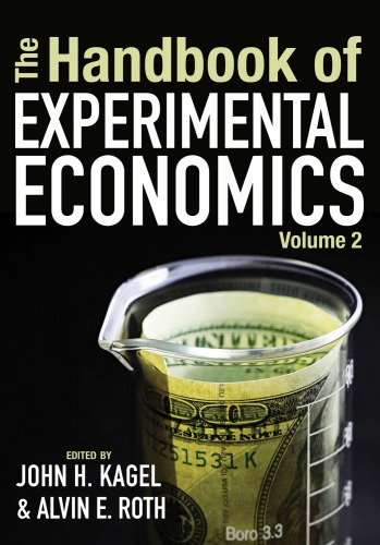 The Handbook Of Experimental Economics John H Kagel Alvin E Roth