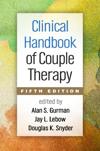 Clinical Handbook Of Couple Therapy Alan S Gurman Jay L Lebow