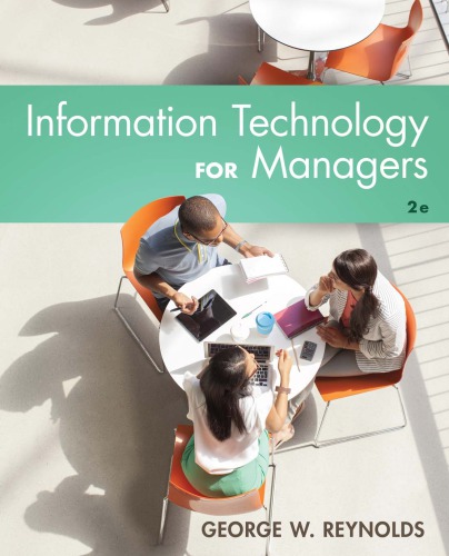 Information Technology For Managers 2nd George Walter Reynolds
