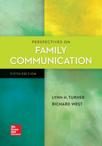Perspectives On Family Communication 5th Edition Lynn H Turner