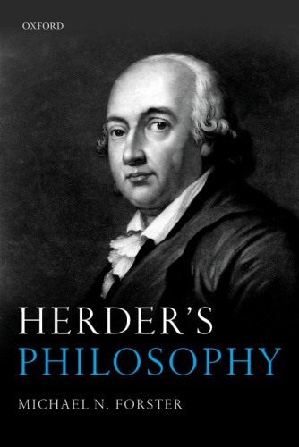 Herders Philosophy Hardcover Michael N Forster