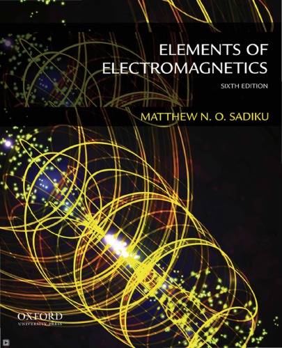 Elements Of Electromagnetics 6th Matthew No Sadiku