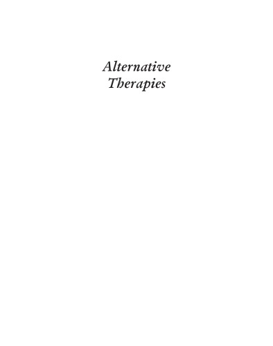 Alternative Therapies Swati Bhagat