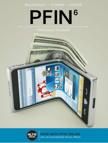 Pfin 6 Personal Finance 6th Randall S Billingsley Lawrence J Gitman Michael D Joehnk