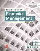 Foundations Of Financial Management Sixteenth Edition Block
