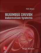 Business Driven Information Systems Fifth Edition Baltzan Paige