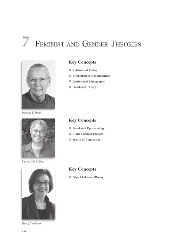 Feminist And Gender Theories In Sociological Theory In The Contemporary Era Text And Readings Scott Appelrouth
