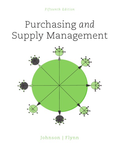 Purchasing And Supply Management Hardcover P Fraser Johnson Anna Flynn