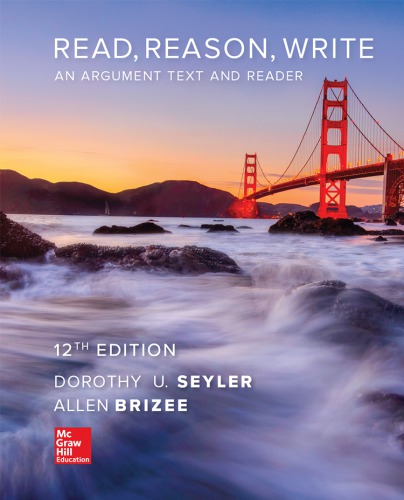 Read Reason Write 12th Edition Seyler Dorothy