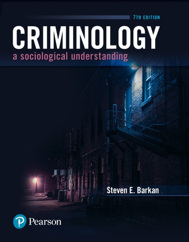 Criminology A Sociological Understanding Paperback Steven E Barkan