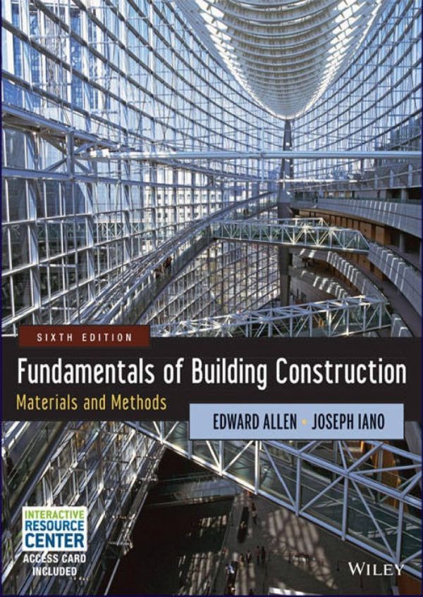 Fundamentals Of Building Construction Materials And Methods Hardcover Edward Allen