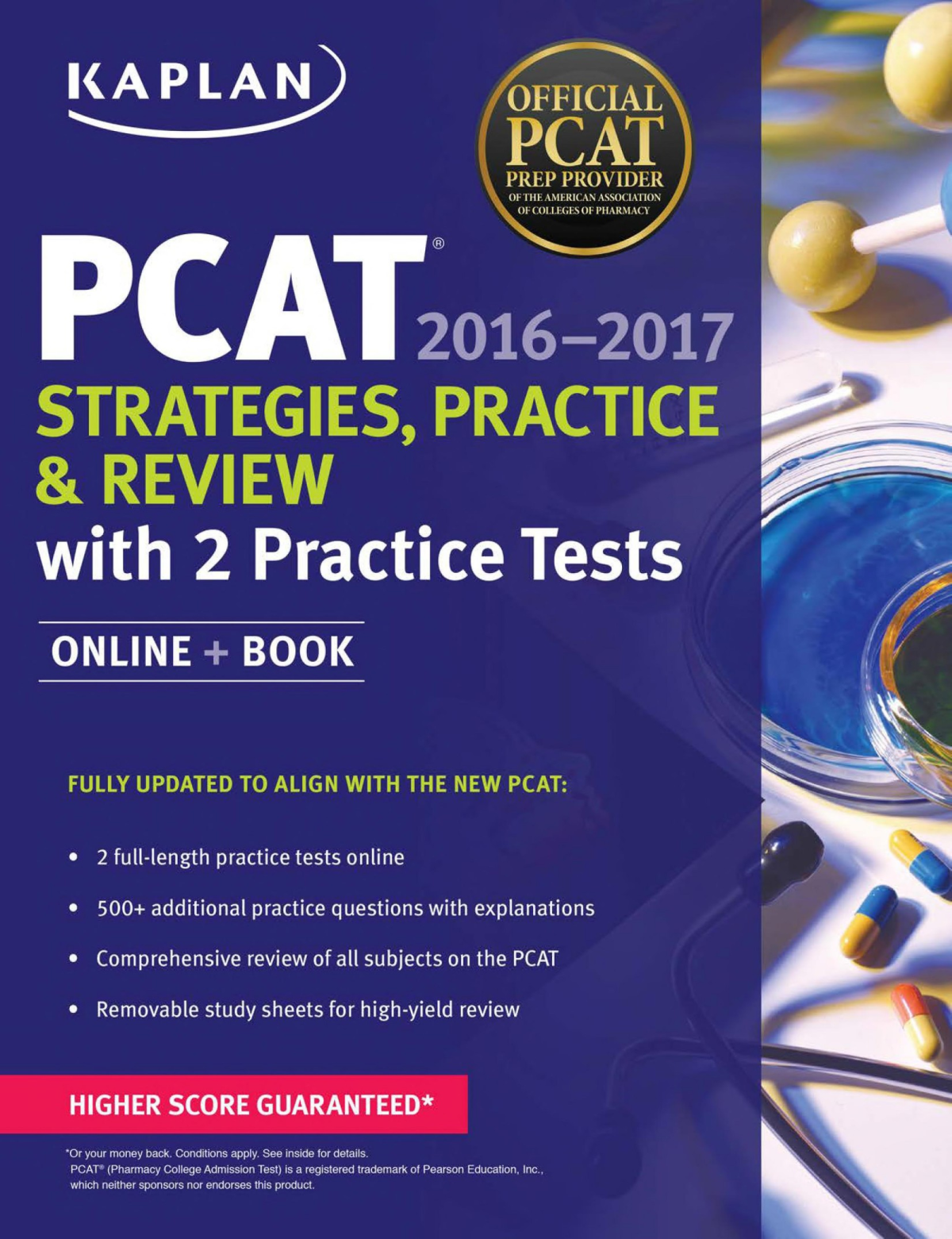 Kaplan Pcat 20162017 Strategies Practice And Review With 2 Practice Tests Online Book Hardcover Kaplan Test Prep