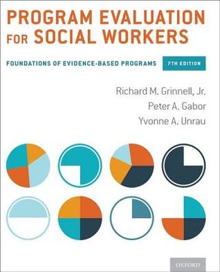 Program Evaluation For Social Workers Foundations Of Evidencebased Programs Paperback Richard M Grinnell Jr Peter Gabor Yvonne A Unrau
