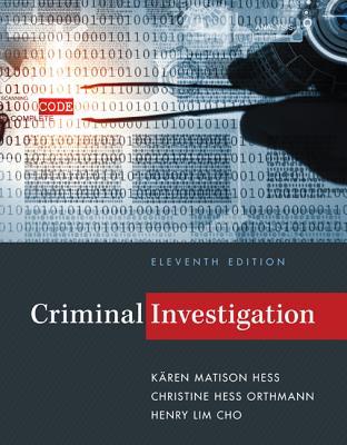 Criminal Investigation Hardcover Kren Matison Hess Christine Hess Orthmann Henry Lim Cho