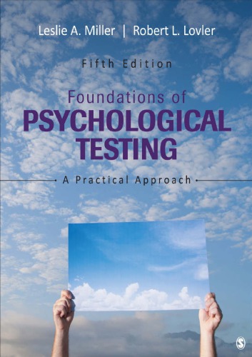 Foundations Of Psychological Testing A Practical Approach Hardcover Leslie A Miller Robert L Lovler Sandra A Mcintire
