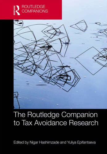 The Routledge Companion To Tax Avoidance Research 1st Nigar Hashimzade