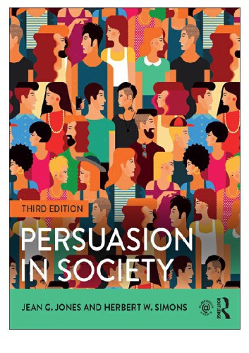 Persuasion In Society Hardcover Jean Jones Herbert W Simons