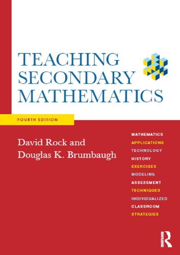 Teaching Secondary Mathematics Hardcover David Rock Douglas K Brumbaugh