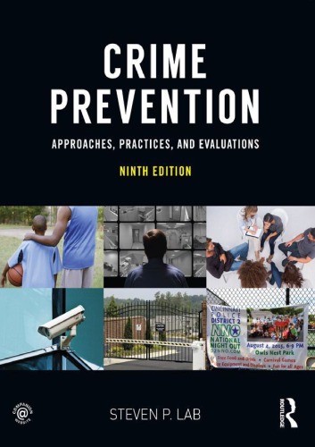 Crime Prevention Approaches Practices And Evaluations Hardcover Steven P Lab