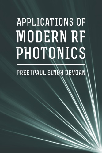 Applications Of Modern Rf Photonics Preetpaul Singh Devgan