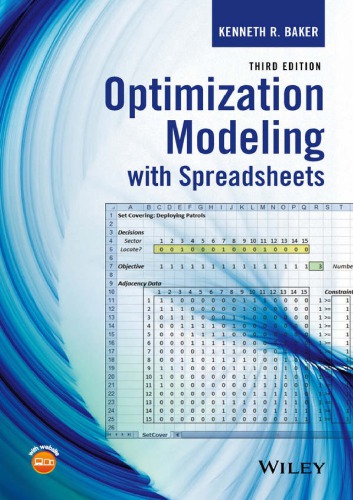 Optimization Modeling With Spreadsheets Kenneth R Baker