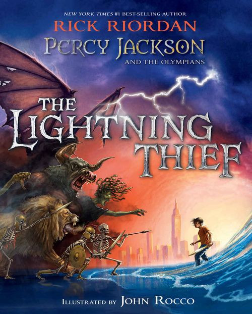 The Lightning Thief Illustrated Edition Rick Riordan John Rocco