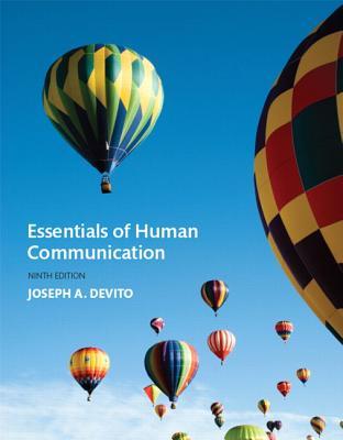 Essentials Of Human Communication Paperback Joseph A Devito