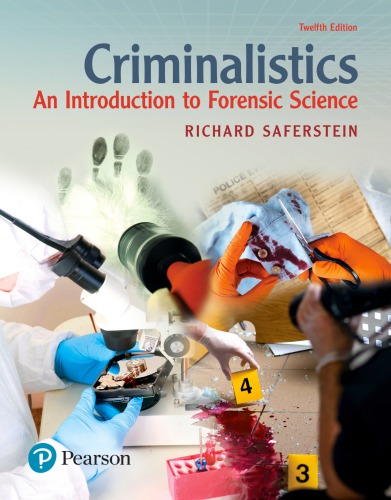 Criminalistics An Introduction To Forensic Science Paperback Richard Saferstein