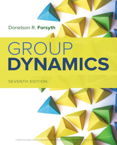 Group Dynamics 7th Edition 7th Donelson R Forsyth